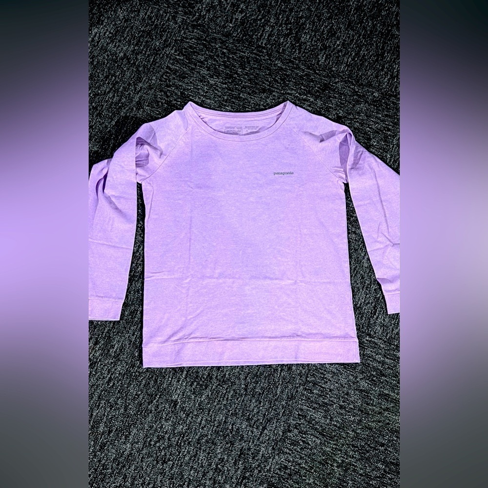 Y2K Vintage 90s, Patagonia Lavender Long Sleeve Tee size S